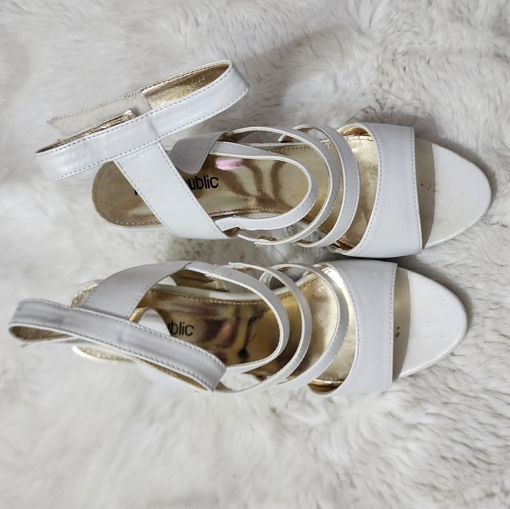Elegant White Women's Heels - Picture 5 of 9